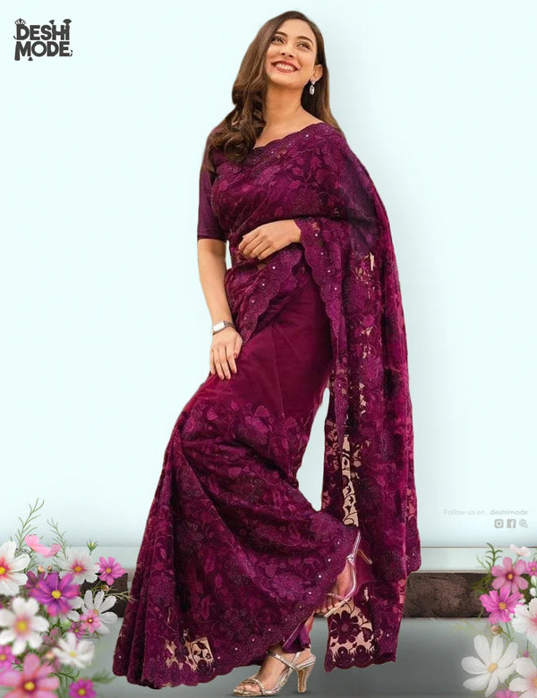 Deshi Mode Exclusive Georgette Sharee Collection  DS-04-PR