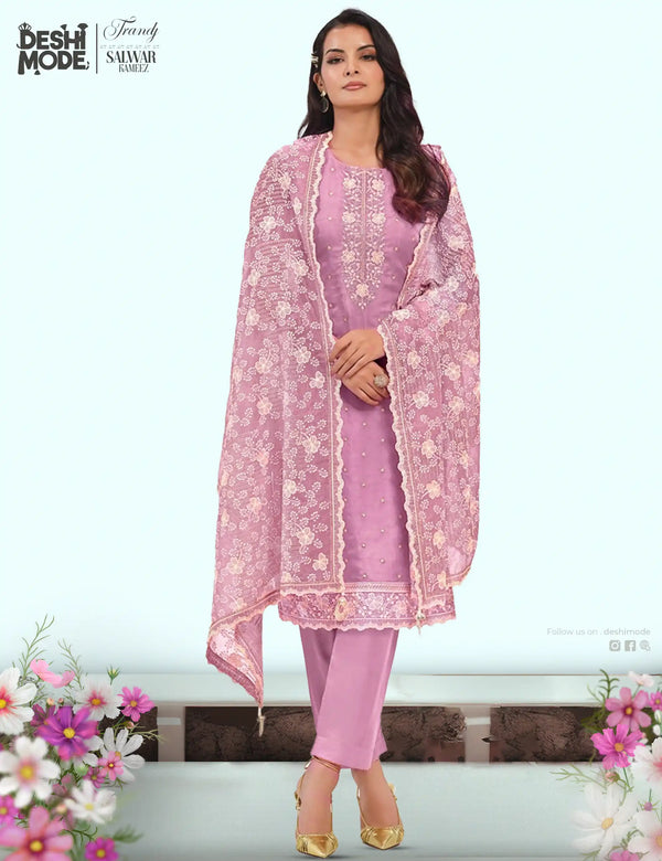 Premium Georgette Unstitched Suit for Women DM-11-Lp