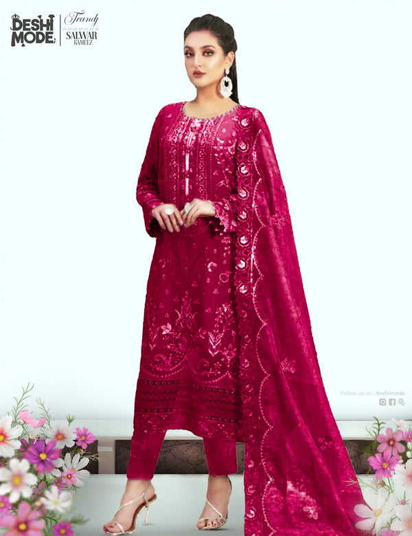 Unstitched Georgette Salwar Kameez for the Stylish You DM-004-Mr