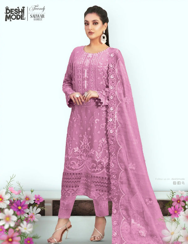 Unstitched Georgette Salwar Kameez for the Stylish You DM-004-Nu