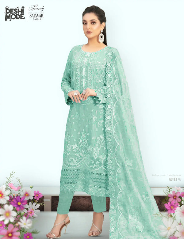 Unstitched Georgette Salwar Kameez for the Stylish You DM-004-Pe